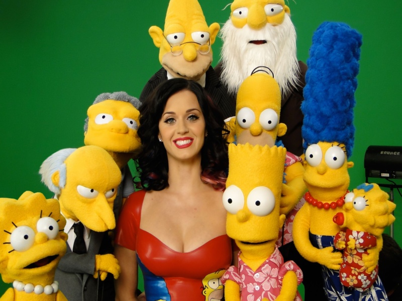 Katy Perry on 2010 Simpsons Special reminds us of better times